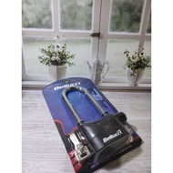 Bellucci brand alarm padlock, motorcycle padlock, fence padlock