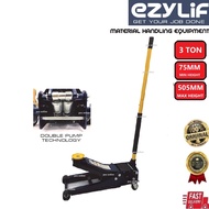 Ezylif GL25DQ Low Profile Floor Jack 3 Ton|Jack Kereta|Jack Buaya (Heavy Duty)