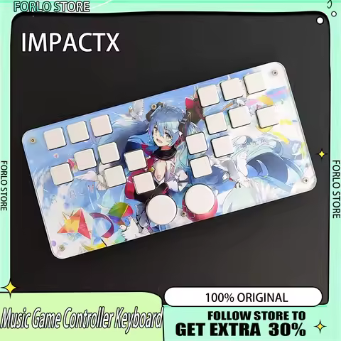 IMPACTX Mechanical Keyboard Rhythm Game Controller for DJMAX OSU ADOFAI Muse Dash Low Profile Switch