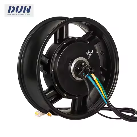 17x3.5inch YUMAMOTOR 252 5000w 120kmh 50H Brushless Bldc Wheel Hub Motor