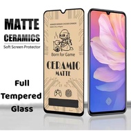 Huawei Mate 40 P40 30 P30 20 Pro Plus Nova 10 9 SE 8i 7i Y61 Soft Ceramic Matte Full Tempered Glass Anti-Fingerprint Screen Protector