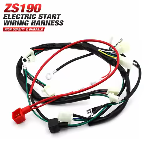 ZS190 Electric Start Wiring Harness Cable Fit Zongshen Z190 W190 190cc ZS1P62YML-2 Engine Dirt Pit B