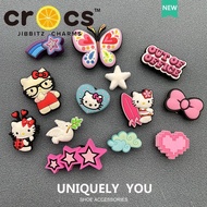 ✙๑▥ Jibbitz crocs charms หัวเข็มขัด อุปกรณ์เสริมรองเท้า ลายการ์ตูนน่ารัก DIY jibbitz charms