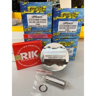 SWIPOH RACING HI COMP PISTON RACING 2.5MM DOME 63MM 65MM 68MM 70MM 72MM SIAP RING RIK RACING HI DOME