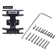 Metal Center  Mount Base Skid Plate for 1/24 RC Crawler Car Axial SCX24  JLU  C10 Deadbolt,Grey