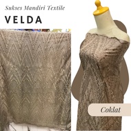 [VELDA] Premium Luxury Brocade Tile in Chocolate, Choco, Milo, Coksu, Mocca | Price 1⁄2 meter = 50 c