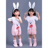Children's Bunny Costume Children's Day Costume Bunny Good Cartoon Style Kindergarten Animal Costume