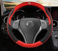 Steering wheel cover leather for nissan serena c27 vanette c22 sentra gtr n16 grand livina almera tr