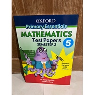 Oxford primary Essentials Mathematics Test Papers 5 Semester 2 Math Exam Book 5 Term2
