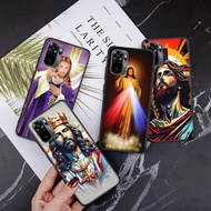Redmi Note 4 4X 11 5G 11t 5G 11S 5G K30 K30 Pro Poco M4 Pro 5G K50 Gaming 10 TPU Spot black soft bag phone case P63 Divine Mercy Jesus