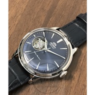 [Watchwagon] Orient Automatic Leather Strap Open Heart Blue Dial Watch RA-AG0005L10B Dress Watch 40.5mm case width