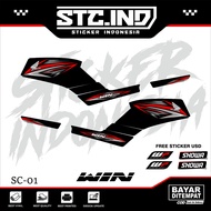 HONDA STRIPING STICKER WIN 100 33HONDA