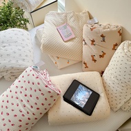 Super Soft 100%Cotton Double Crepe Summer Quilt Thin Quilt Comforter Single Queen Blanket