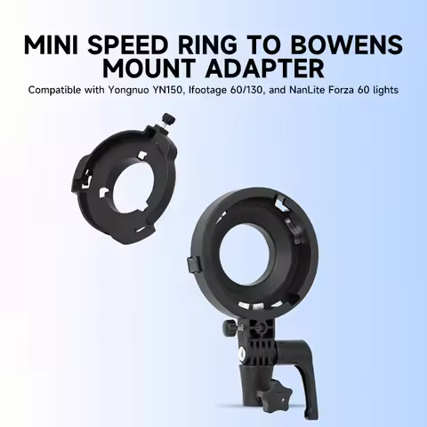 Mini to Bowens Mount Adapter MB01 MB02 for YONGNUO YN150 NANLITE Forza 60 IFootage 60 130 Softbox Li