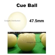[ 1 UNIT ] 47.5mm 1.87inch 1.87 inch 1.87" British Pool Billiard Resin Cue Ball Balls 3082.1