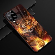 Ốp Lưng SAMSUNG GALAXY A12 A22 4GM32 M12 A22 5G M22 mặt kính cường lực cao cấp thiết kế Độc Quyền