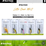 Little Creek 35s Lure Minnow Bait Casting Ultralight Black Rabbit Stream