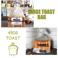 20pcs Toast bag bread cake large packaging plastic bag snacks wrapper transparent