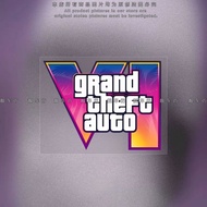 GTA6 logo Car Sticker Sticker GTA5 logo R Star Game Car Sticker Rear Triangle Window Motorcycle Deco