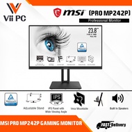MSI Pro MP242P 24 Inch Full HD (1920 x 1080) 75Hz, IPS, HDMI, Adjustable Stand, Built-in Speakers Pr