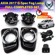 PERODUA AXIA 2017 G-Spec fog lamp foglamp sportlight spot light FULL COMPLETED SET (Set/2pcs)