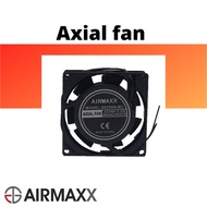AIRMAXX 80mm x 80mm x 25mm 3'' Inch Axial fan Cooling fan Video fan ball bearing AC240 DC24V