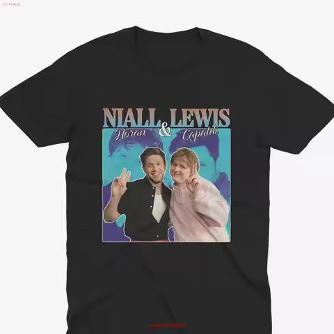 Niall Horan Lewis Capaldi T Shirt Retro Musician long or short sleeves