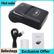 Belleshopp-my Portable Mini 58mm Thermal Printer 2 Inch Wireless BT+USB Receipt Bill Ticket with 57m