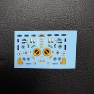 Transformers Toy Model Accessory Package Dr. Wu Dinosaur Beautification Details Water Sticker E18 Ir