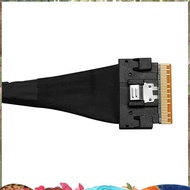 PCIE4.0x8 SFF8654 to SFF8654 Male to Male Data Cable Slimsas 8X SFF8654 X8  Cable for GPU Graphics C