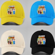 Kids Baseball Cap/ Stumble Guys Character DTF Screen Printing/ For Ages 3-7 Years