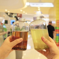 Food Grade Beverage Bottle Plastic Bottle Milk Tea Bottle Cold Brew Tea Bottle Tea Drain 500ml PET B