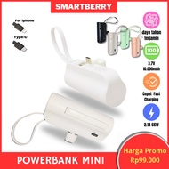 powerbank mini 2in1 smartberry / powerbank mini / powerbank travel /