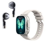 D8 2.01" Large Screen Smart Watch With Wireless Earbuds Sports Tracking & Bluetooth Music