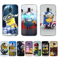 B9-Minions Cosplay theme Case TPU Soft Silicon Protecitve Shell Phone Cover casing For Samsung Galaxy j2 core 2018/2020/j2 pro 2018/j4 2018