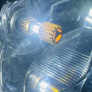 หลอดไฟหน้า LED H4-3LED 3ขา H6 T19 P15D แสงสีขาว สำหรับมอเตอไซค์ฮอนด้า-Honda WAVE 12V-80V