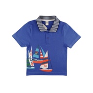 Chelsee เสื้อโปโล เด็กผู้ชาย แขนสั้น รุ่น 128075 ลายเรือใบ อายุ 1.5-10 ปี ผ้า 100%Cotton เสื้อผ้าเด็
