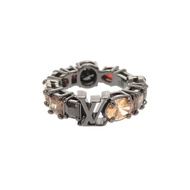 路易威登 LV Light M1202L 金屬顏色寶石戒指，L 碼，槍灰色，LV 1514 [二手]LOUIS VUITTON