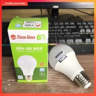 Rang Dong 7W LED Bulb saves energy, protects eyesight (white light)