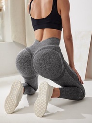 Yoga Basic 撞色瑜伽褲襪高彈力運動打底褲