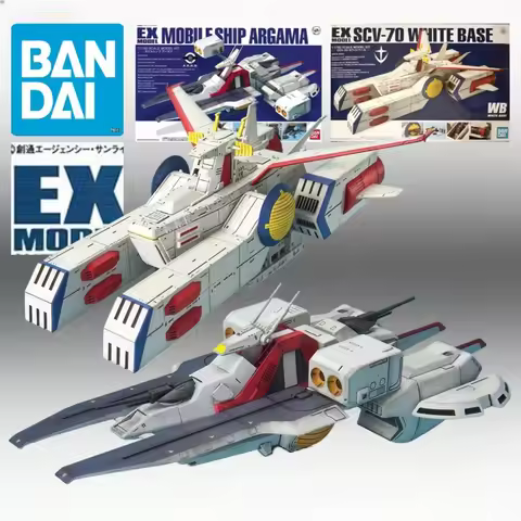 Bandai EX MODEL EX-18 1/1700 Mobile Ship Argama Z Gundam Space Vessel Plastic Assembly Hobby Desktop