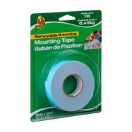 Duck Brand 0.75in x 10ft Double-Sided Removable Mounting Tape, 19mm x 3m, 1098147, 075353015285 (270