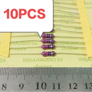 UNGU 10PCS PURPLE 220R 1/2W 1% copper feet resistor 220 r 1/2 watt 220 ohm 1/2 w 1/2watt 1 percent 2