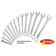 (23-28mm) VENUS CRV Spanar Combination Wrench Spanner Set Tools Set Heavy Duty