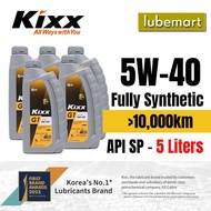Fully Synthetic Engine Oil 5W40 API SP - KIXX 5W40 Fully Synthetic Engine Oil (5 liters) Fully Synthetic 5W-40