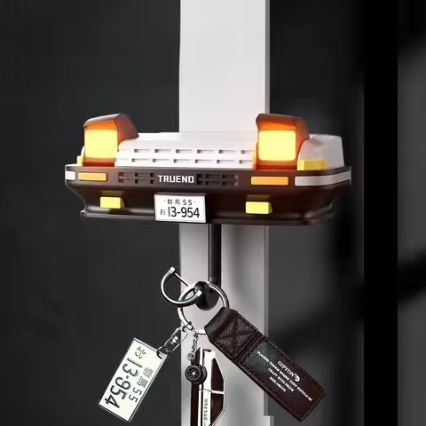 Initial D AE86car Headlight Key Hanger Creative Storage Rack Hook Ae86 Key Holderwallhome Decormoder