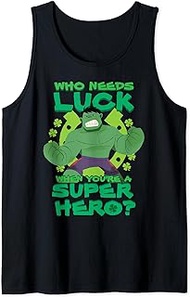 Hulk Who Needs Luck St. Patrick's Day Poster Tank Top