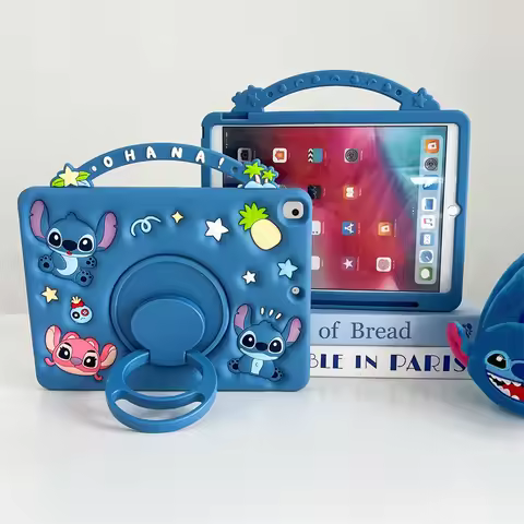 For Huawei Matepad SE 11 2021 2024 X8A X9 11in Air 11.5 11.5S Cute 3D Cartoon Stitch Silicone Tablet