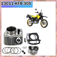 (NVIS) Motorcycle Air Cylinder Block & Piston Kit & Head Gasket for SL230 XR230 CRF230 FTR223 FTR230