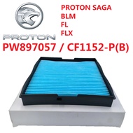 Proton Saga BLM / FL / FLX Aircond Cabin Air Filter BLUE WITH HOLDER  PW897057-B CF1152-P(B) (White 